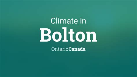 Bolton, Ontario, Canada MinuteCast(R) Weather .